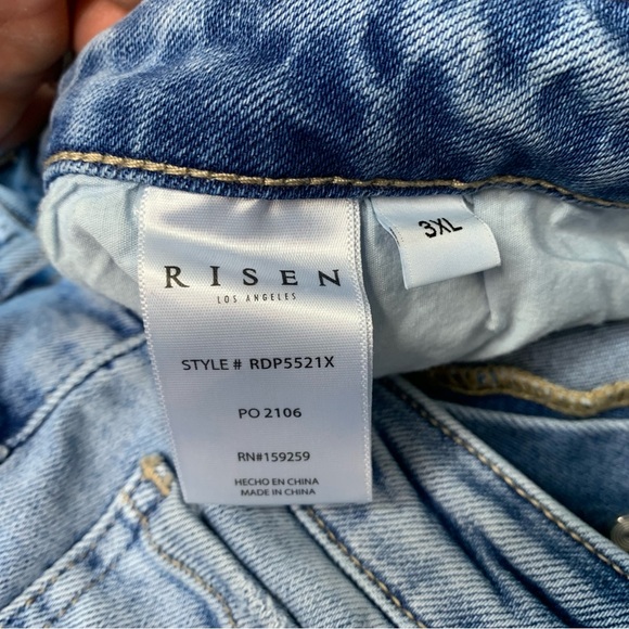 Risen Jeans Button Fly Flare Jeans 3XL - Picture 6 of 8